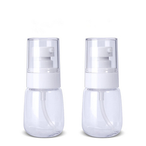 RUIPACK OEM transparent PET perfume cream spray bottle light bulb shape spray bottle 30ml 50ml