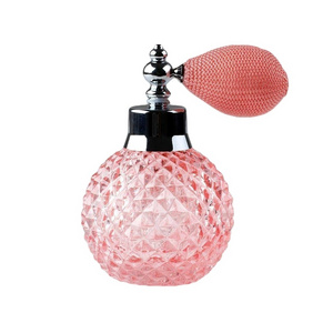 100ml Pink Crystal Art Vintage Style Refillable Perfume Atomizer Spray Bottle