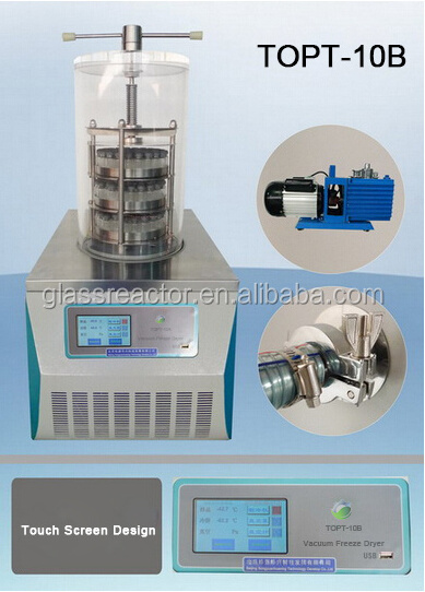 vacuum freeze dryer process machine vacuum chamber for freeze drying at home mini Chemical laboratory vacuum freeze dryer