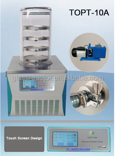 vacuum freeze dryer process machine vacuum chamber for freeze drying at home mini Chemical laboratory vacuum freeze dryer