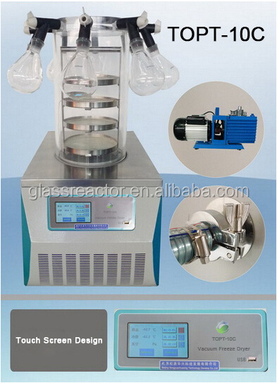 vacuum freeze dryer process machine vacuum chamber for freeze drying at home mini Chemical laboratory vacuum freeze dryer