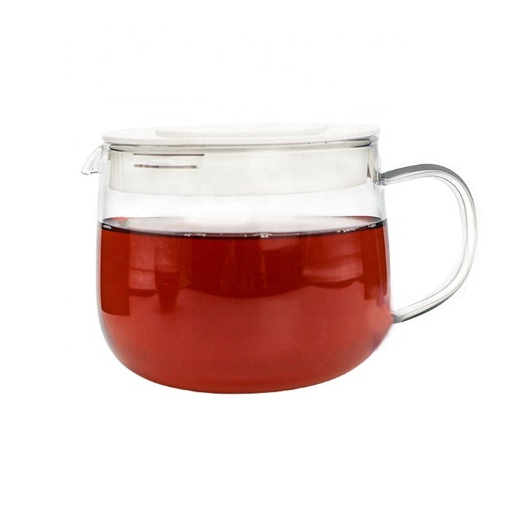 Stovetop & Microwave Safe Heat-Resistant Glass Teapot Home Tea Pot for Coffee & Tea Sets