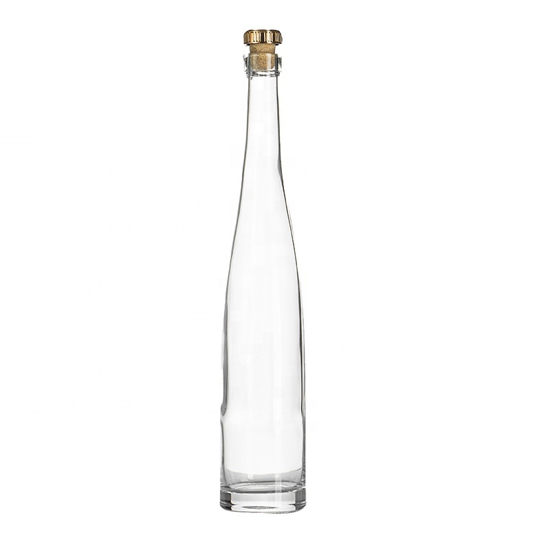 Extra white flint 750ml liquor bottles empty vodka sprits glass bottle with cork cap