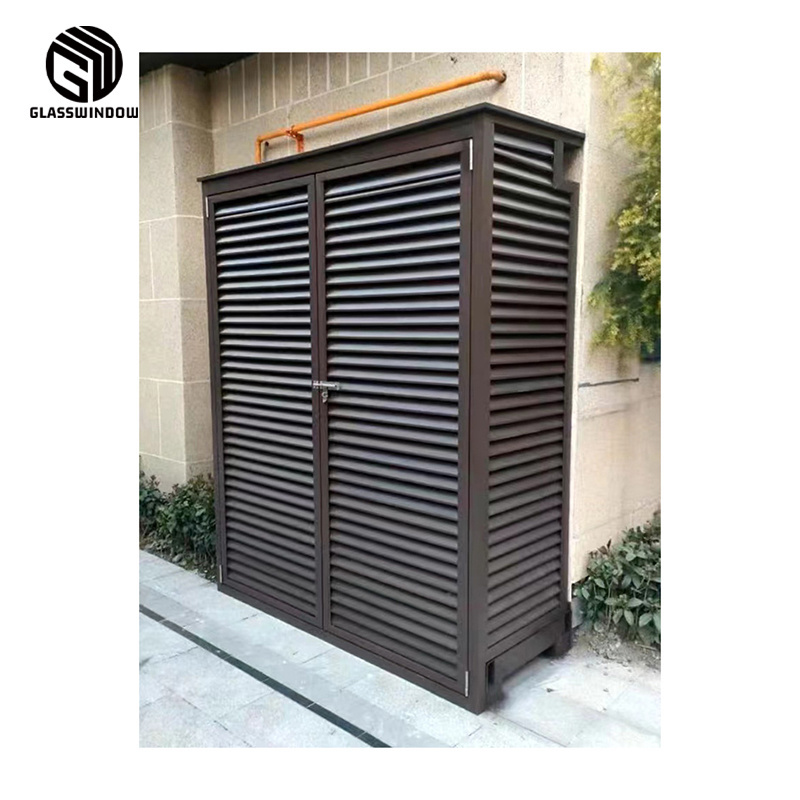 Blinds Louvers Fixed Louver Aluminium Aluminum Frame Glass Louvre Windows for House Glass Window Custom Customized Modern CN;SHG