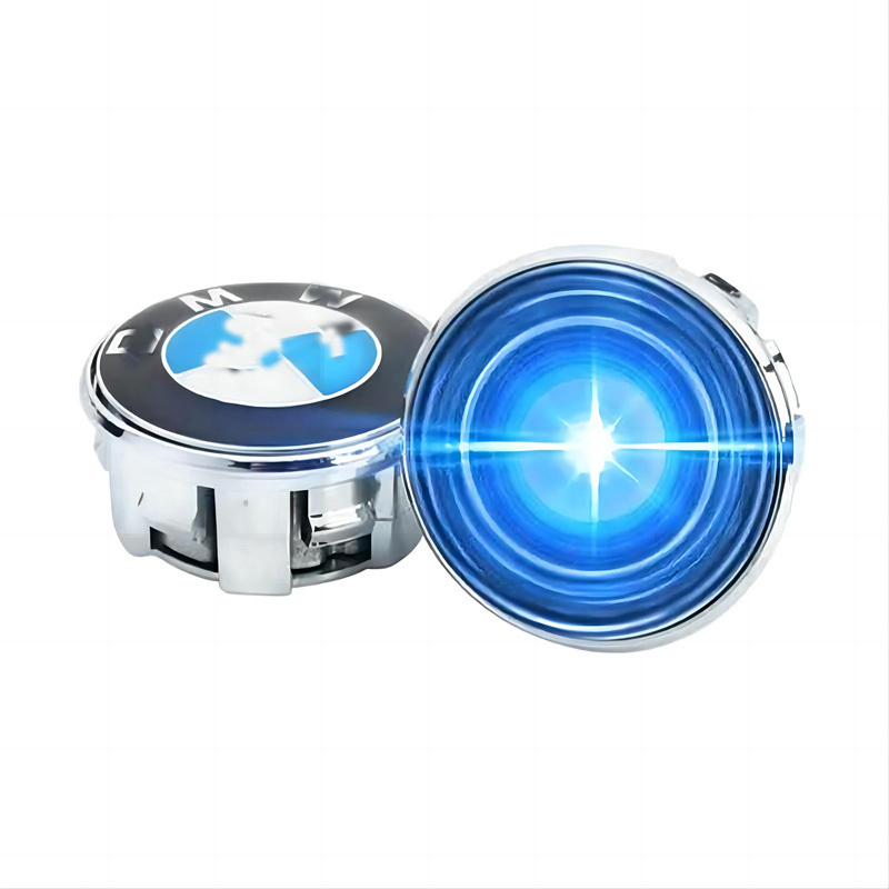 Chrome ABS Finished Floating LED Hub Light Car Wheel Center Caps for Mercedes-Benz BMW Audi for CLK and G Class Models