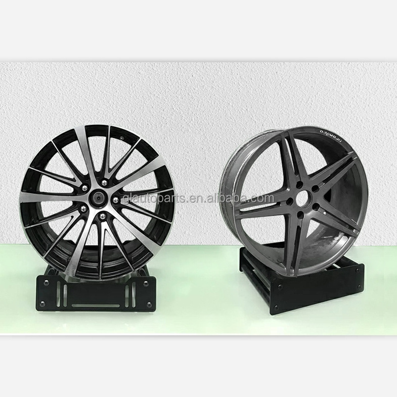 Metal Rotating  racing wheel stand Rotatable storage racks on wheels standing Spinning Display Rack