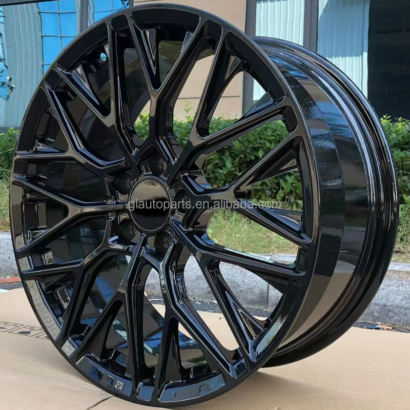 17 18 19 20 21 22 23 24 25 26 inch 6061 T6 forged aluminum wheels alloy light weight  black passenger car wheels for cars