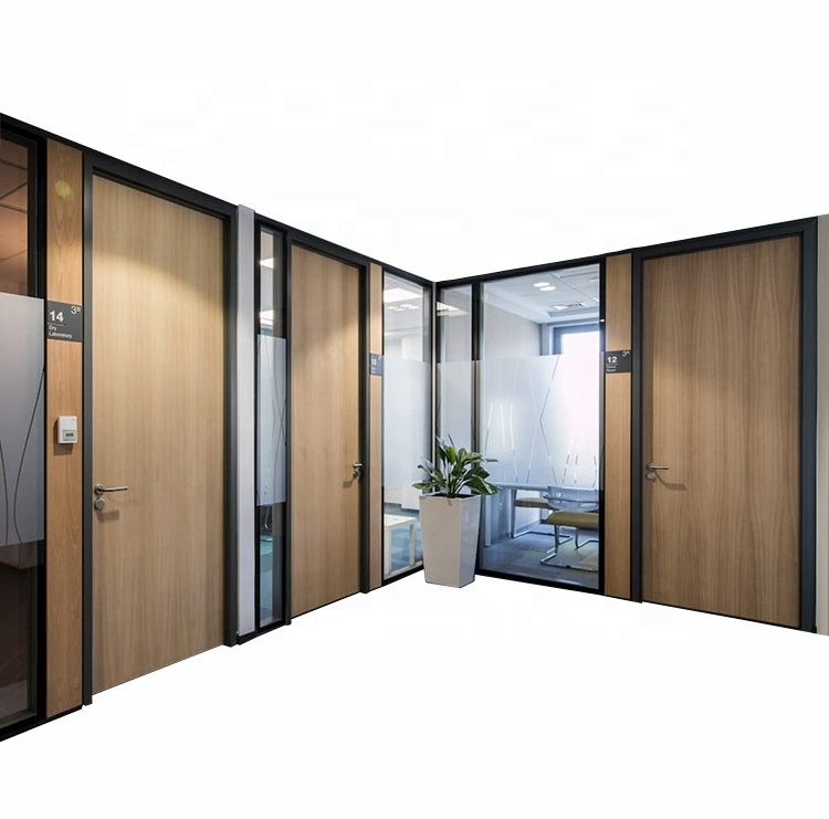 Foshan acoustic office glass partition wall office glass partition for office building