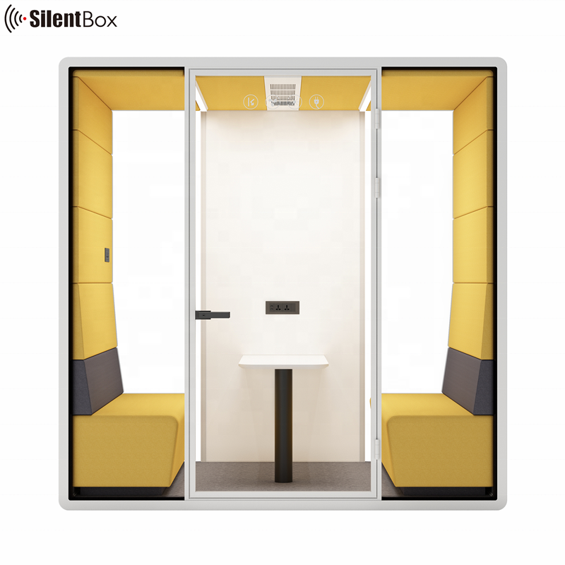 Silentbox office hushed pods modern office furniture hush meet pods