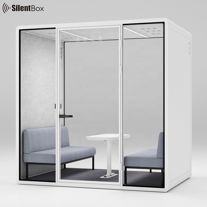 Colorful silent booth meeting Sofa portable office proof Assembled room