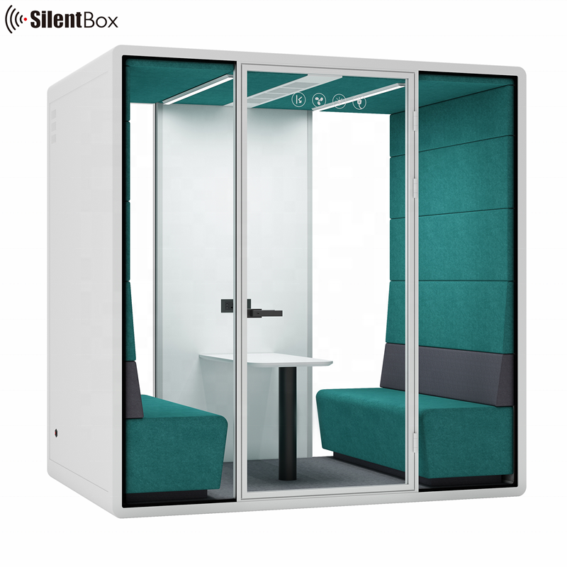 Silentbox office hushed pods modern office furniture hush meet pods