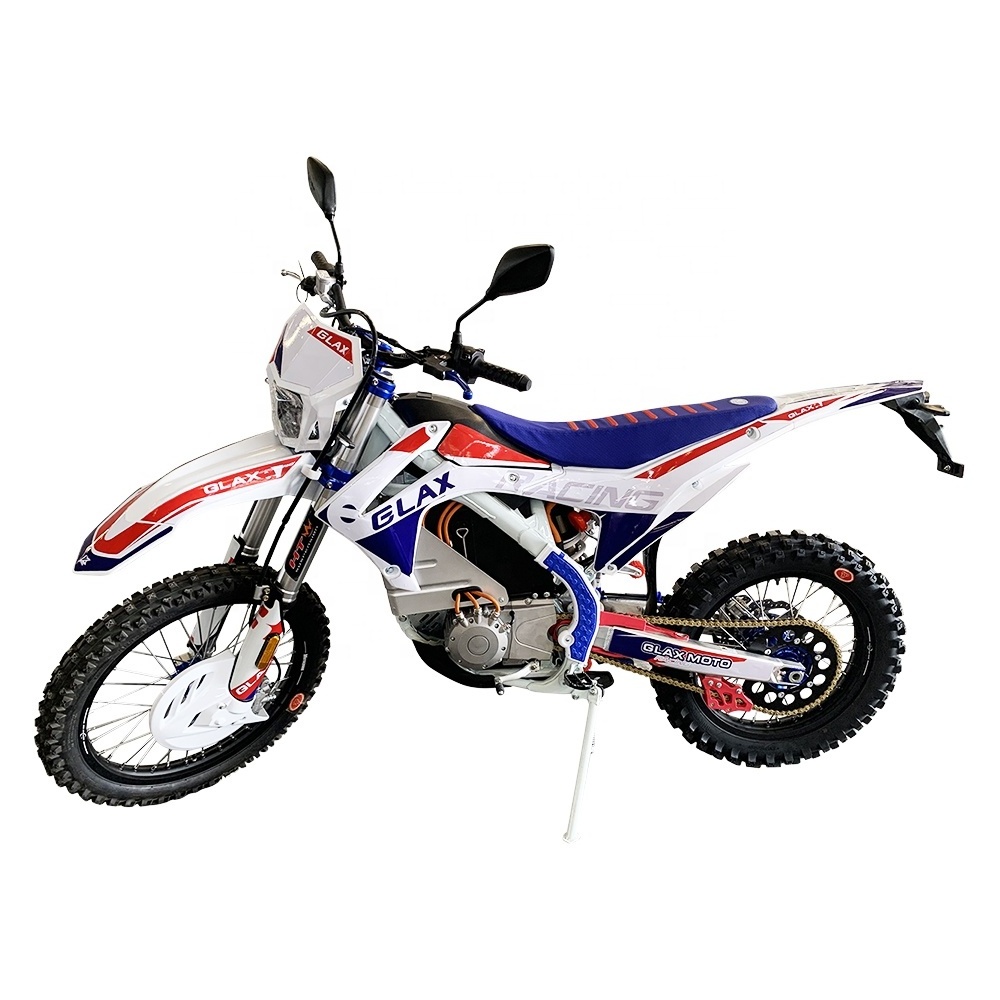 Max power 25kw 120km/h high speed 80v 8500w motor and 80v 73ah lithium battery powered full size Electric Dirt Bike