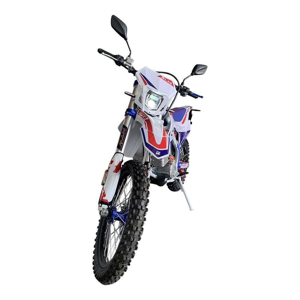 Max power 25kw 120km/h high speed 80v 8500w motor and 80v 73ah lithium battery powered full size Electric Dirt Bike