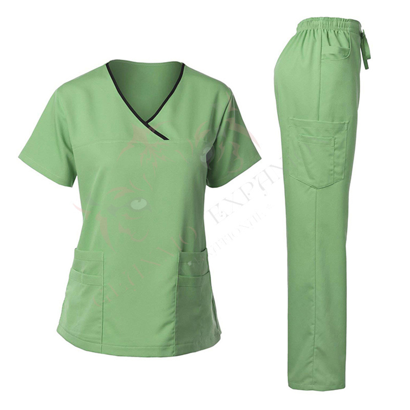 Customized Doctor Wear Dental Uniform Bleach Resistant Scrubs For Women Wholesale Price Hospital Wears