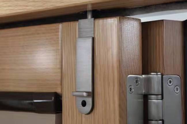 Bifold wooden door lock set door flush bolt wooden bifold door hardware