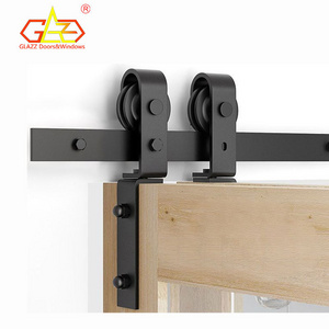 Wall mount bracket bi folding barn door hardware kit Sliding bifold barn door hardware