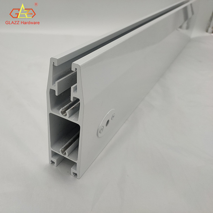 Garage frameless folding door glass aluminum hardware door glass accessories aluminum glass clamp