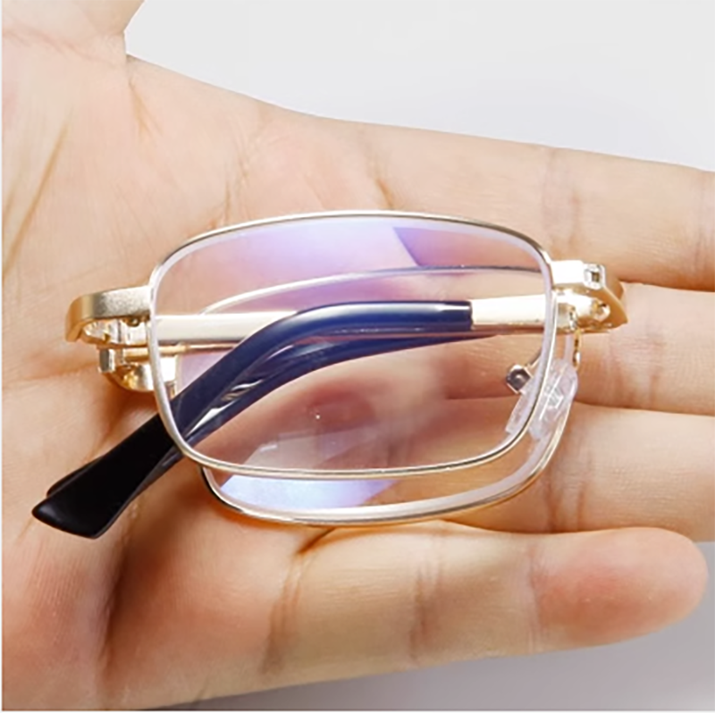 Glazzy Presbyopic Reader Eyeglasses Bifocal Foldable Big Anti Blue Gafas Fotocromatic Light Reading Glasses