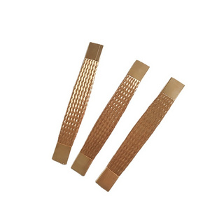 Flexible Copper Flat Braided Ground Strap temperature conduction for the Connection of Busway with Transformers