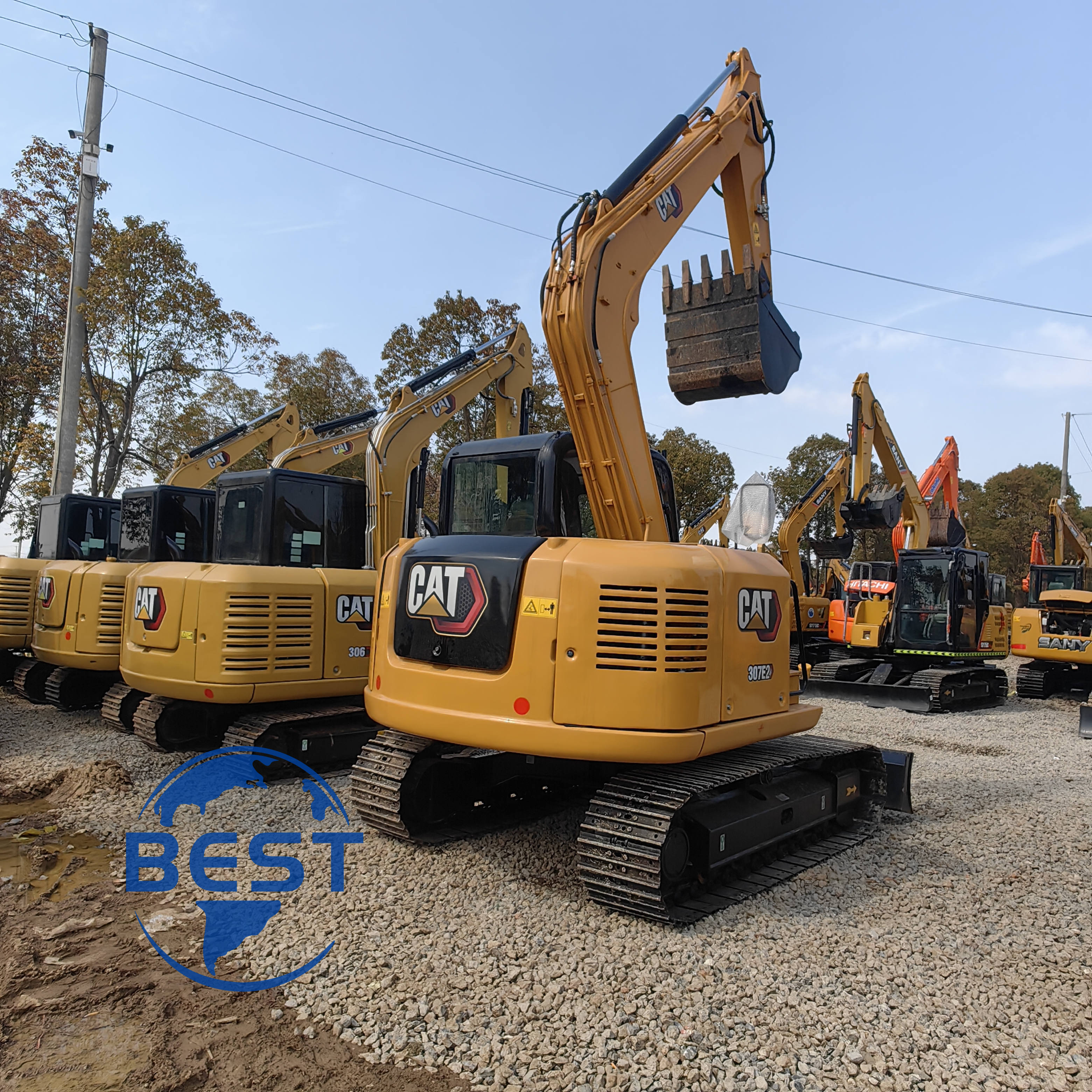 Low Price Used Mini Excavator Caterpillar 307E2 Crawler Excavator CAT307E2 in Good Working Condition