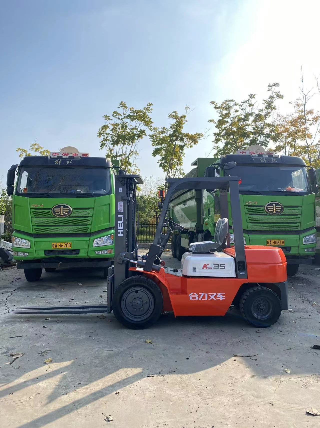 Minimal Range Best Quality Electric Truck 95 KW K35-3 Mini Second Hand 3250 KG Forklift 10 Ton Diesel