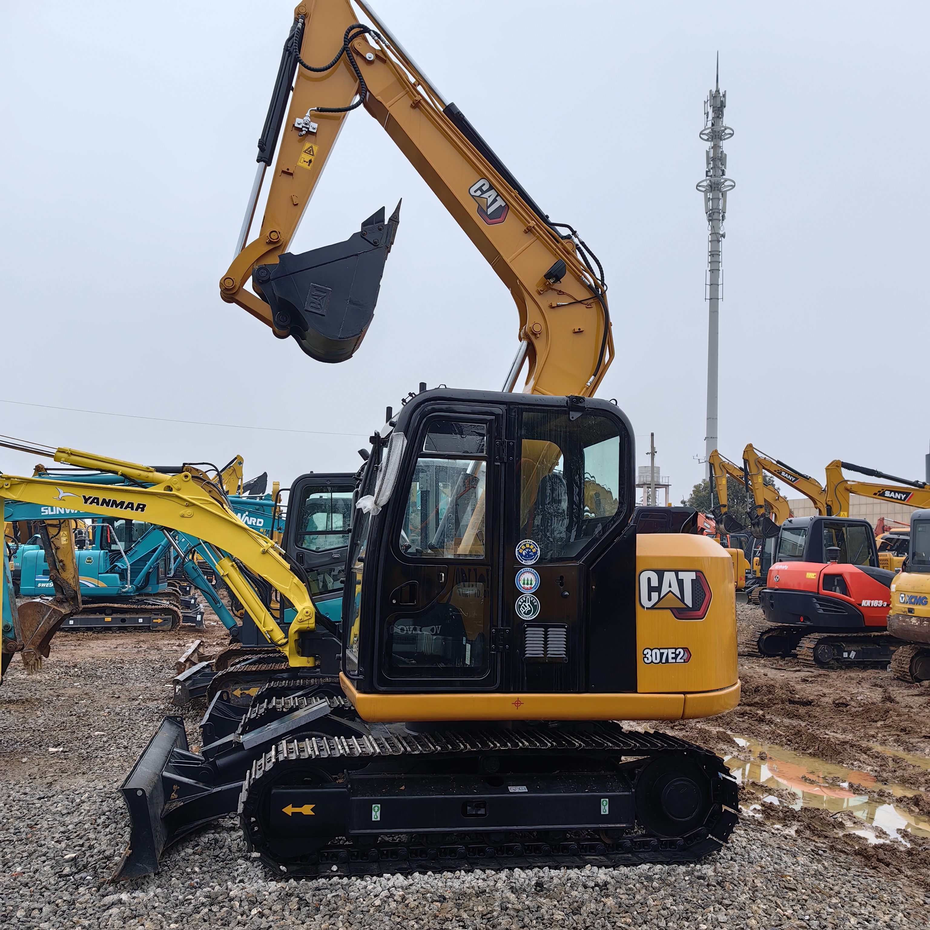 Hot Sale Cat 307 Excavator Caterpillar cat 307D Mini Excavator Used 7 Ton Crawler Digger For Sale