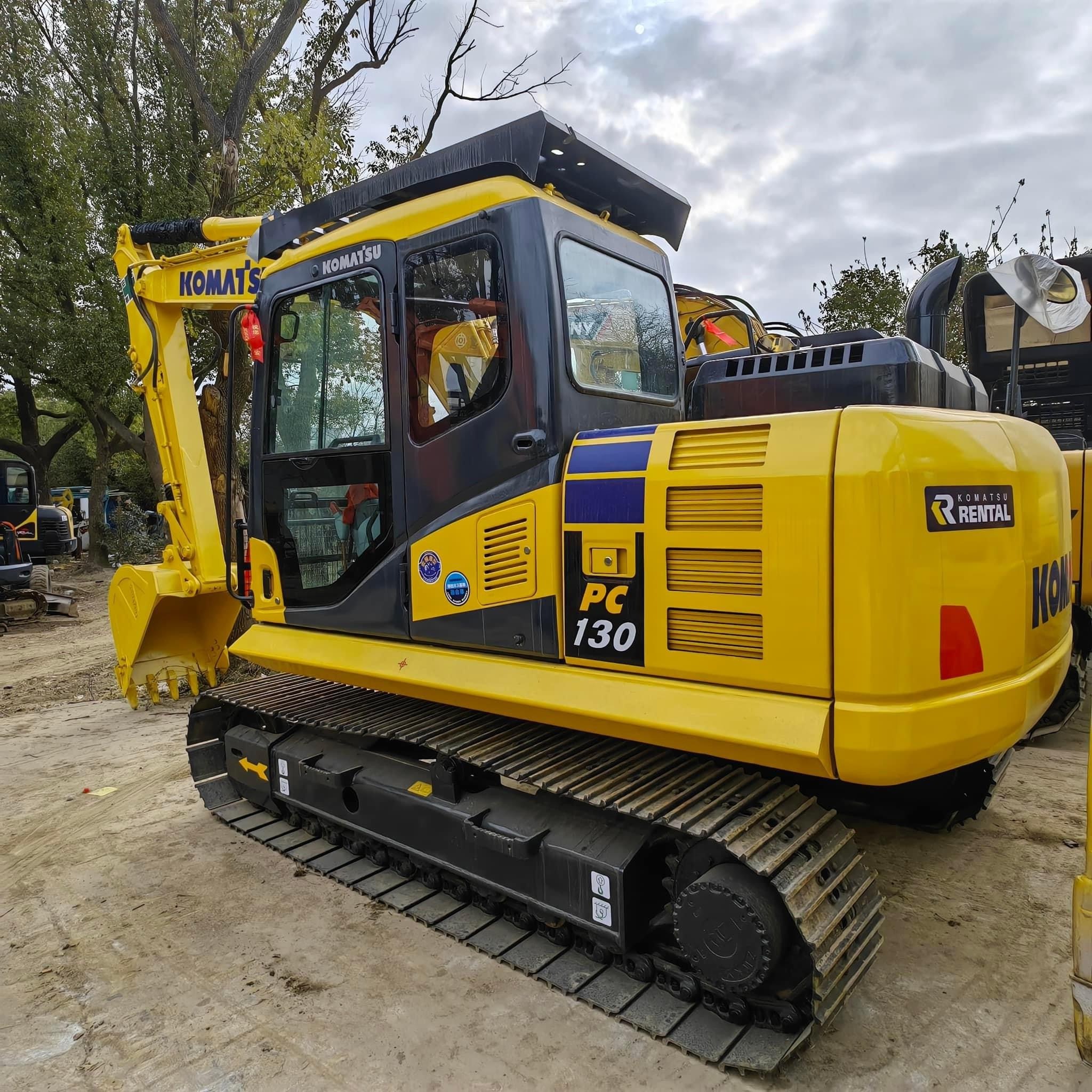 Mini Excavator Komatsu pc130 Used Excavator 13Ton  Small  Bucket Excavator Construction Machinery