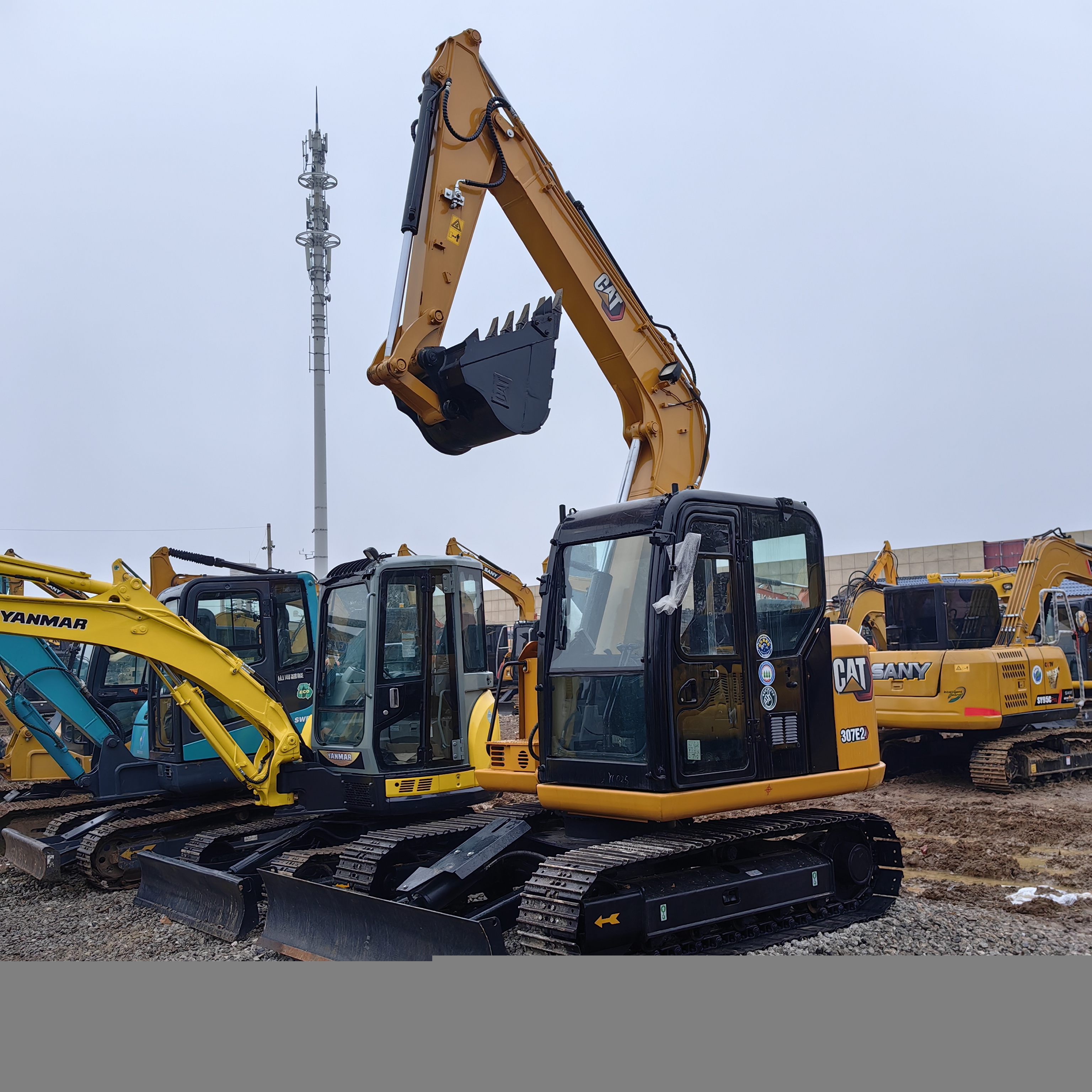 7 ton used excavator CAT 307E mini cat 307e excavator machinery automatic used cat excavator for sale