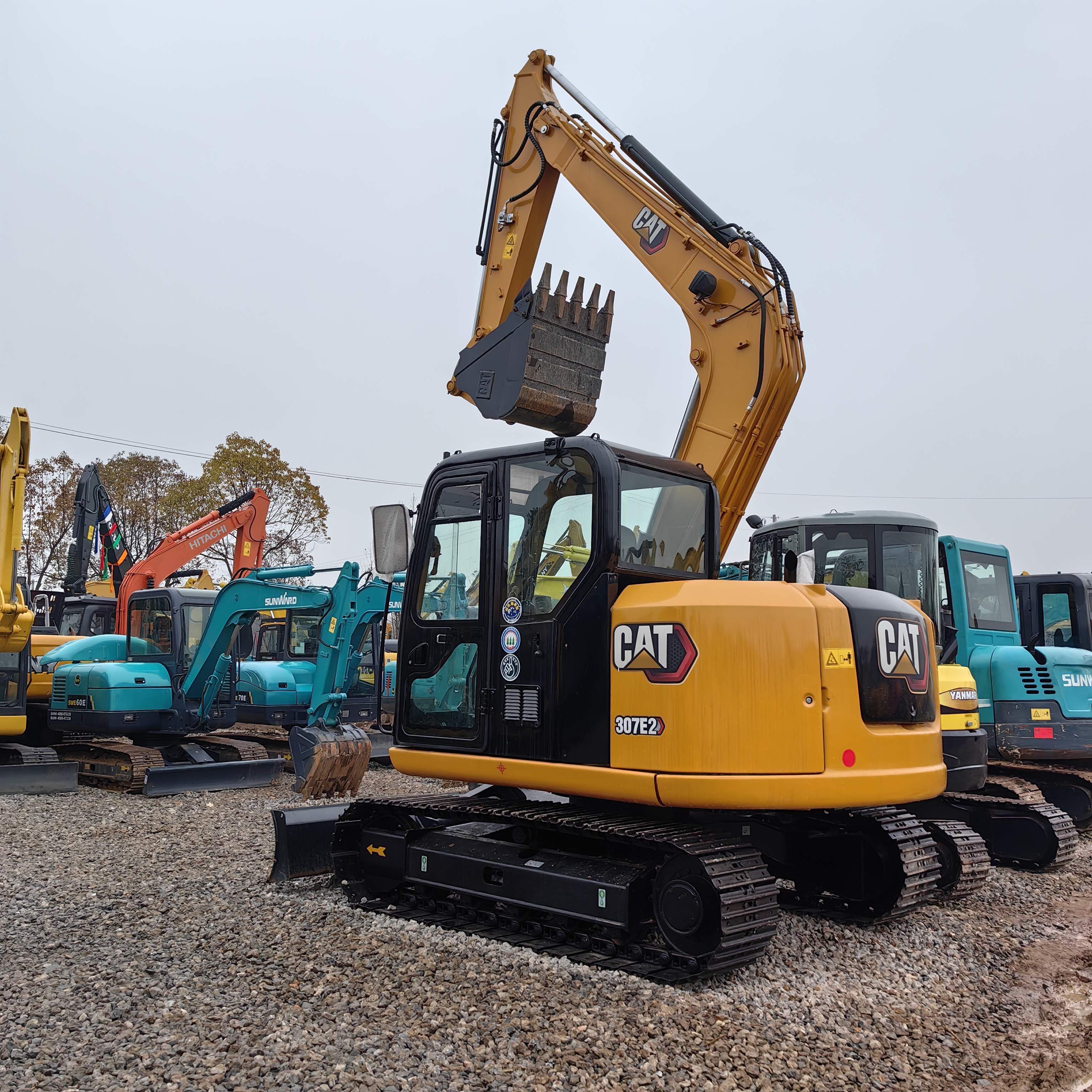 7 Ton Japan Backhoe Second Hand CAT Caterpillar 307E Excavator In Original Painting Used Caterpillar CAT 307 Excavator