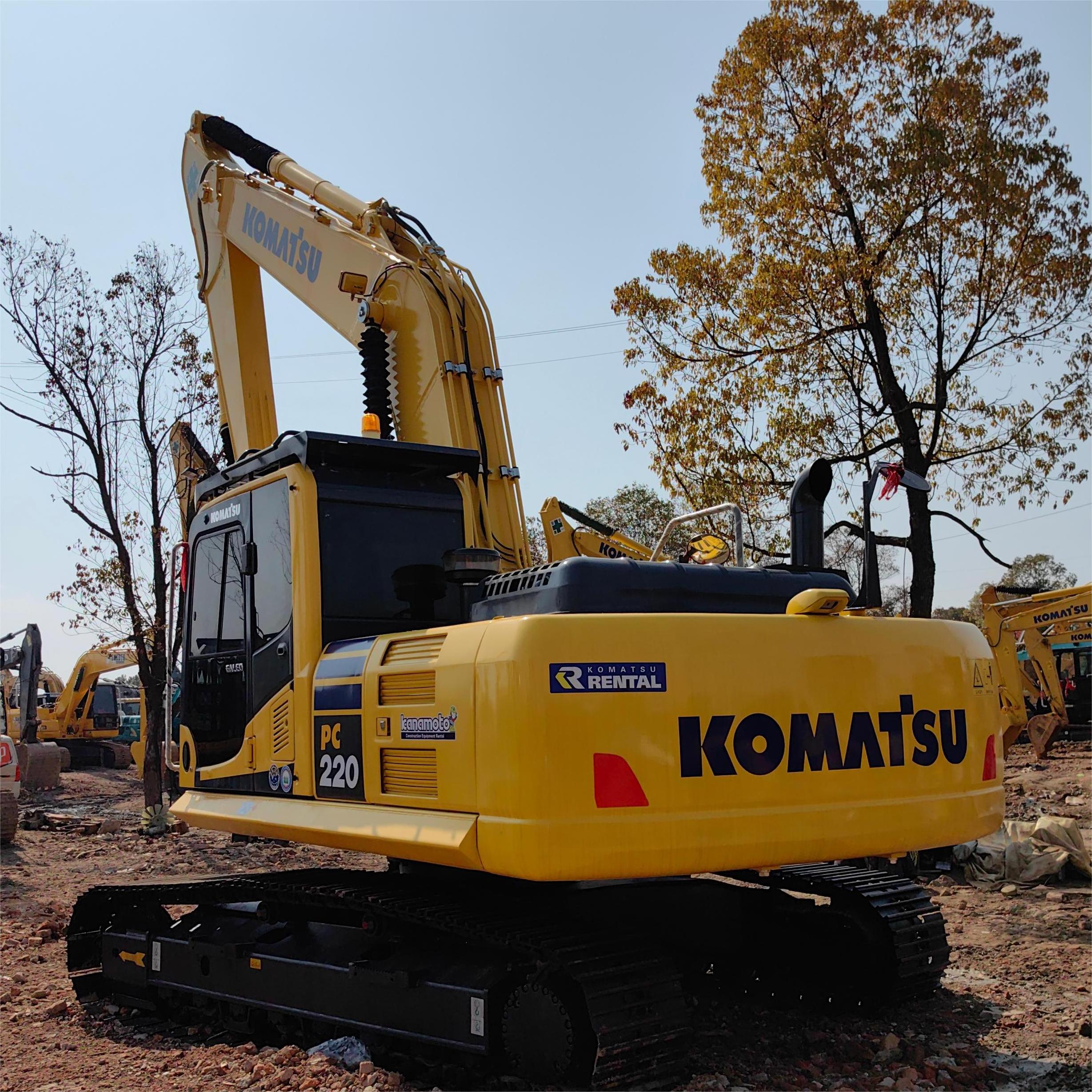 Japanese Original  High Quality    USED  KOMATSU  pc220  crawler  digger     22ton   Komatsu 220  excavators for Sale