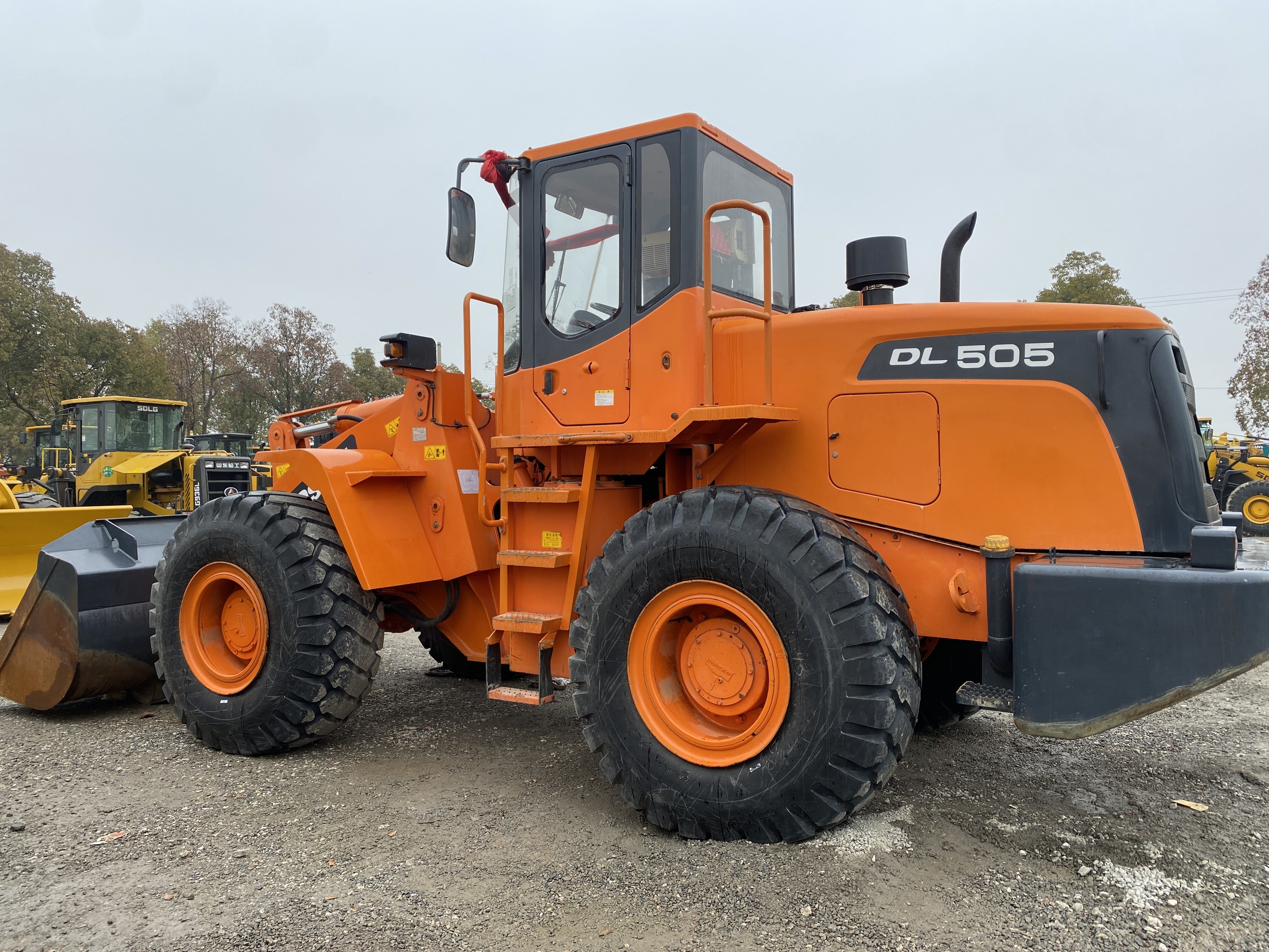 CE EPA certificate cheap price Used loader DOOSAN DL505 Wheel Loader 5ton 6 ton 8ton cat used Original wheel loader in Japan