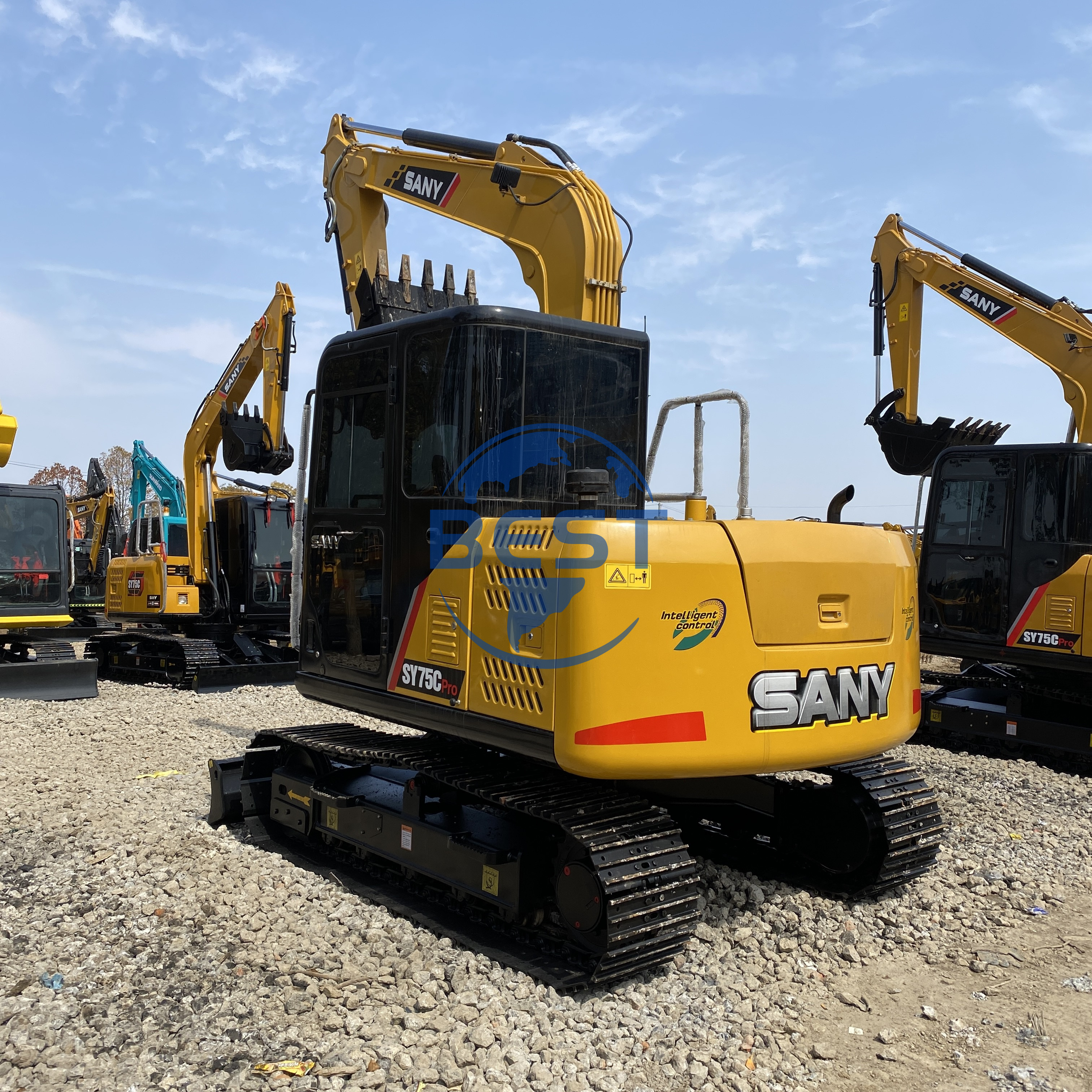 Used SANY SY75C Excavator Original 7 Ton Mini Digger Second-hand Machine With Cheap Price For Sale