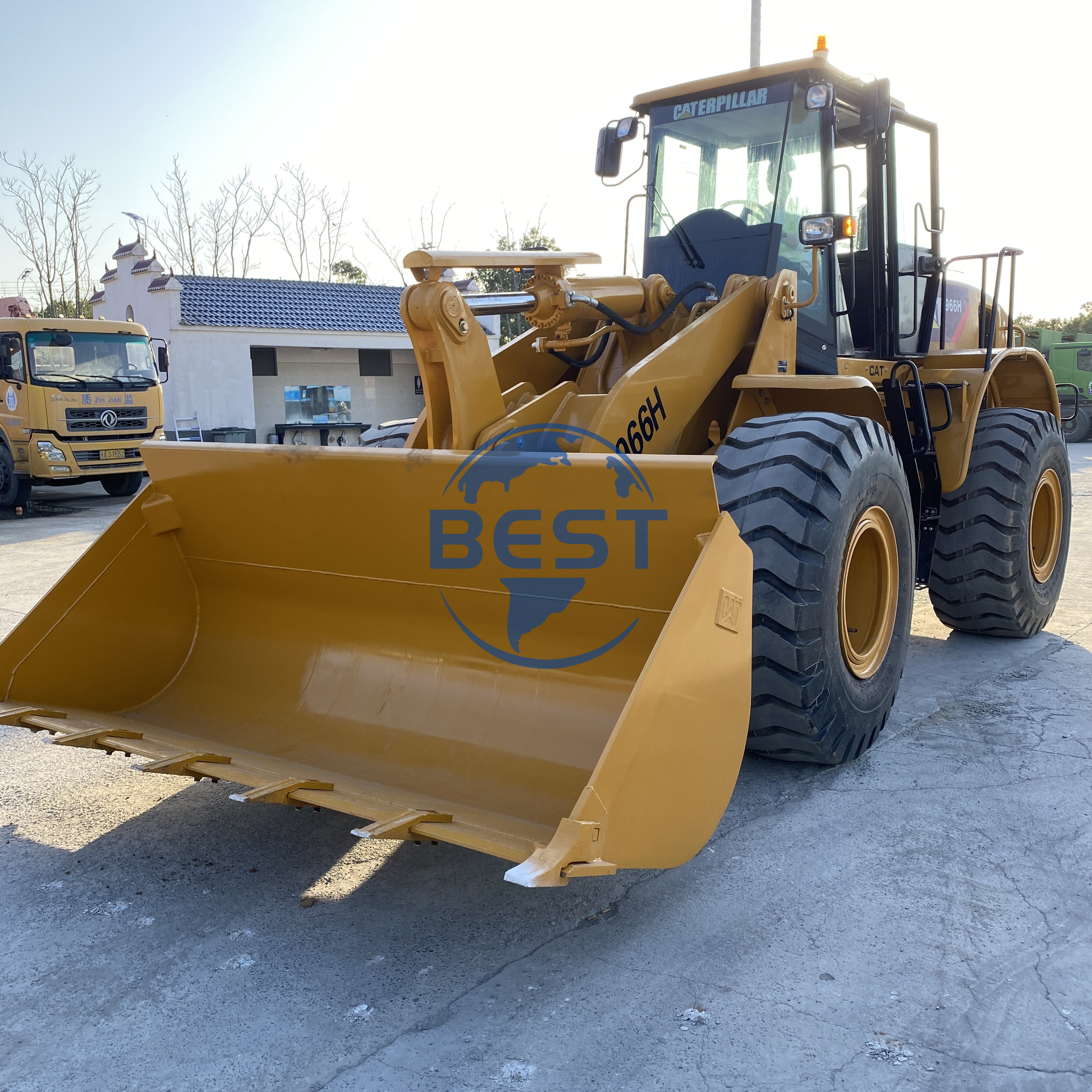 98% New Used CAT 966H wheel loader 6 ton caterpillar 966H Bucket capacity 4M3 front end loader for sale