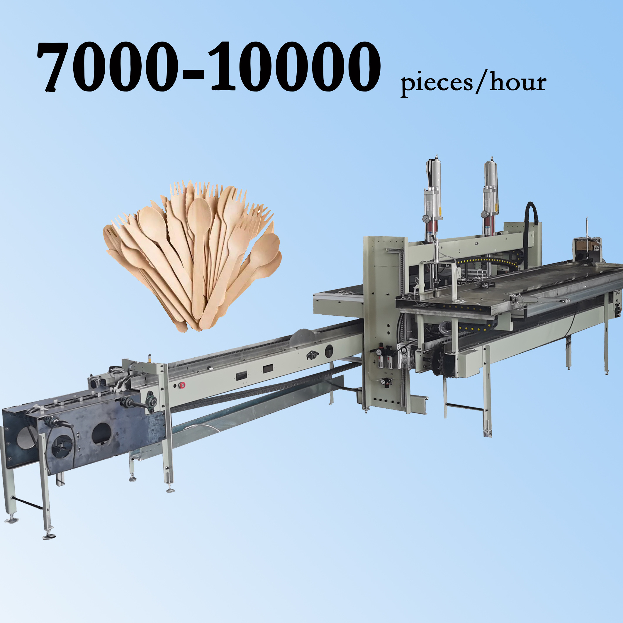 Smart GLC fully automatic wooden spoon shaping machine/machine for the production of wooden cutlery