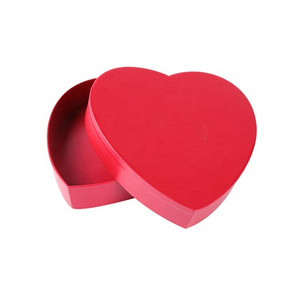 Red heart shape empty sweet candy chocolate cardboard paper gift box