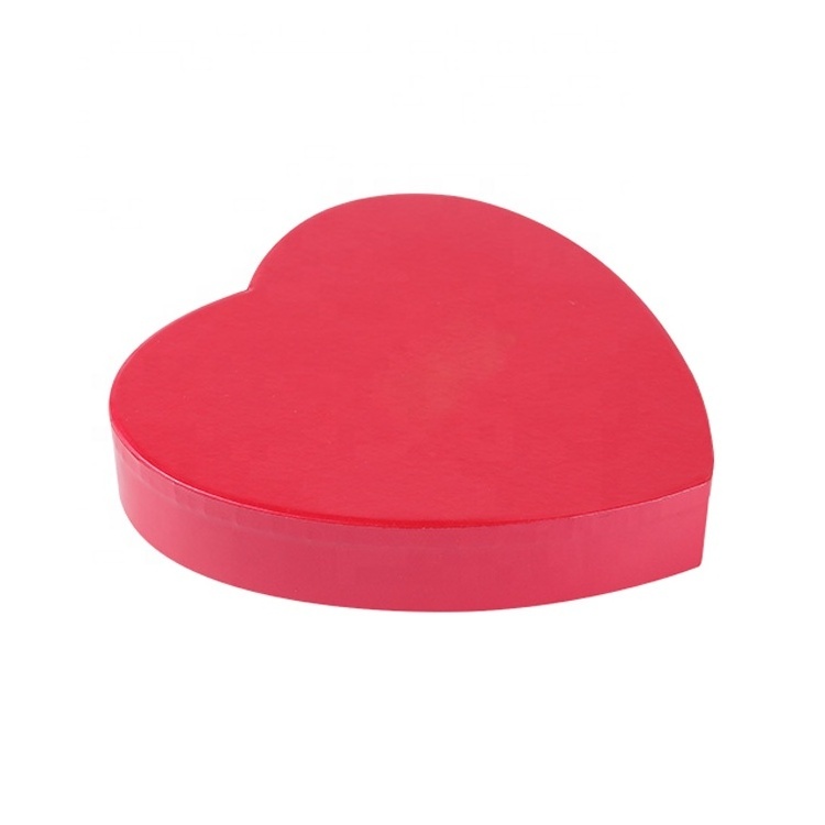 Red heart shape empty sweet candy chocolate cardboard paper gift box