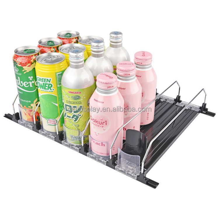 Automatic Drink Bottle Self-pushing Soda Can Organizer For Refrigerator