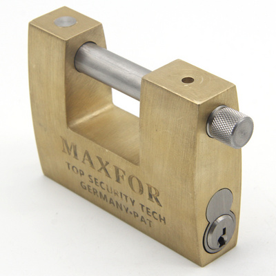 Candado Rectangular de Hierro&Laton American Rectangular Brass Keyed Clear Padlock Pad Lock