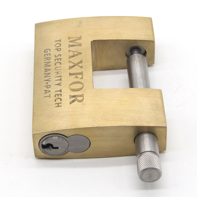 Candado Rectangular de Hierro&Laton American Rectangular Brass Keyed Clear Padlock Pad Lock