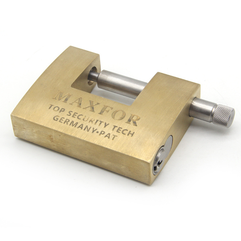 Candado Rectangular de Hierro&Laton American Rectangular Brass Keyed Clear Padlock Pad Lock