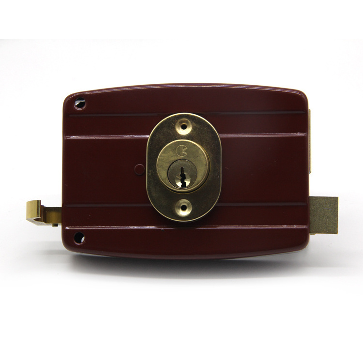 Classic Gate Entrance Cheaper Price Brass Cylinder Anti-theft Wooden Door Household Lock 540 Rim door lock pakistan