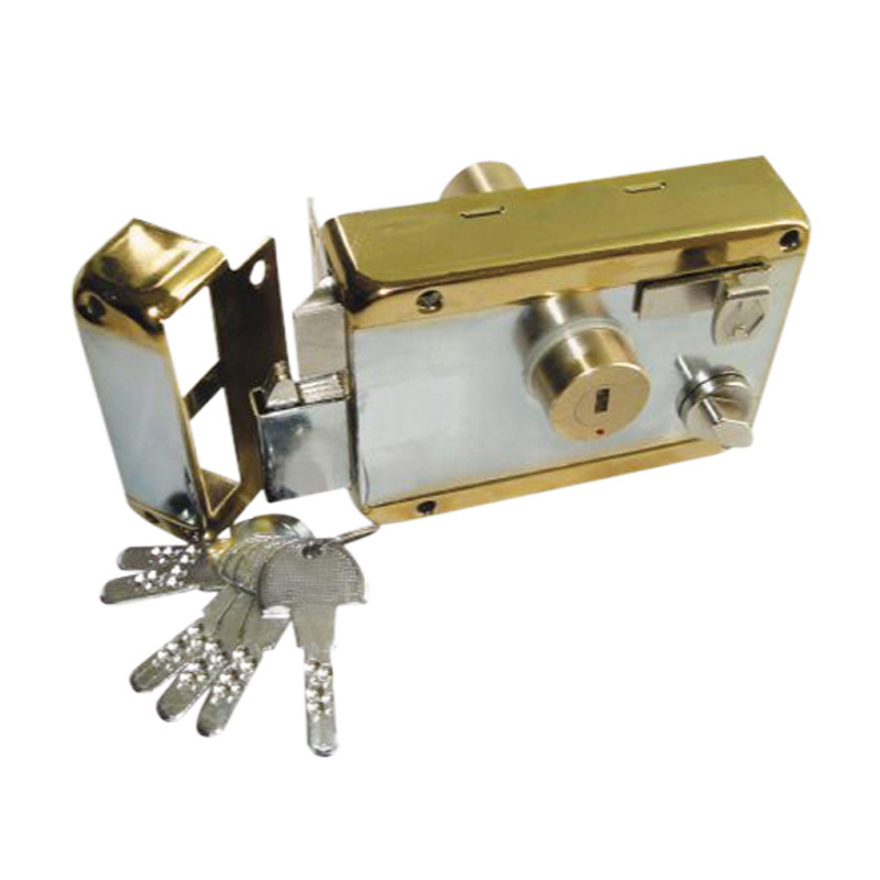 Africa Market T697H-99A6 Outdoor Night Latch Door Rim Lock Alta calidad Cerradura de Sobreponer