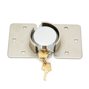 High Quality 73 mm hidden shackle pad lock Round Steel Hockey Puck Lock Hidden Shackle Padlock van door lock with key