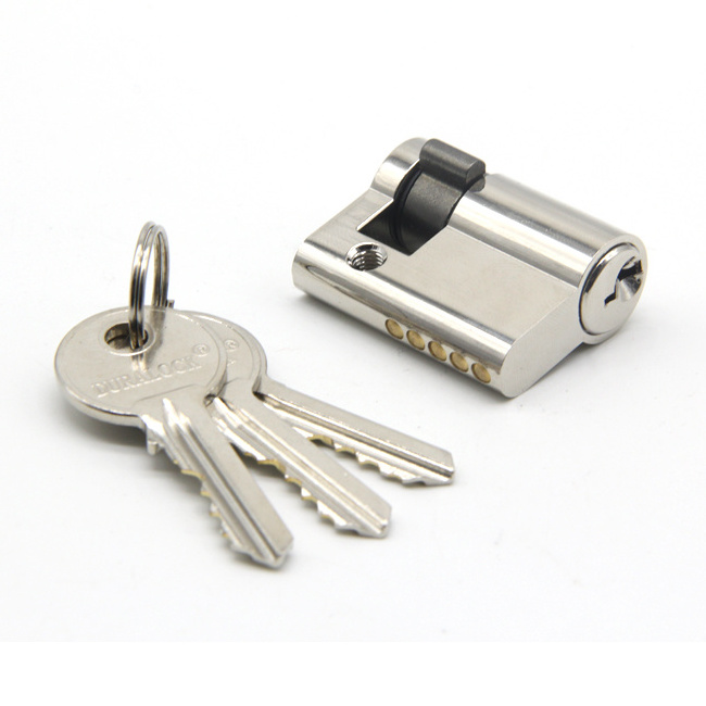 Hot Sale High Quality Door Hardware lever mortise Brass Window mini Lock Cylinder with key