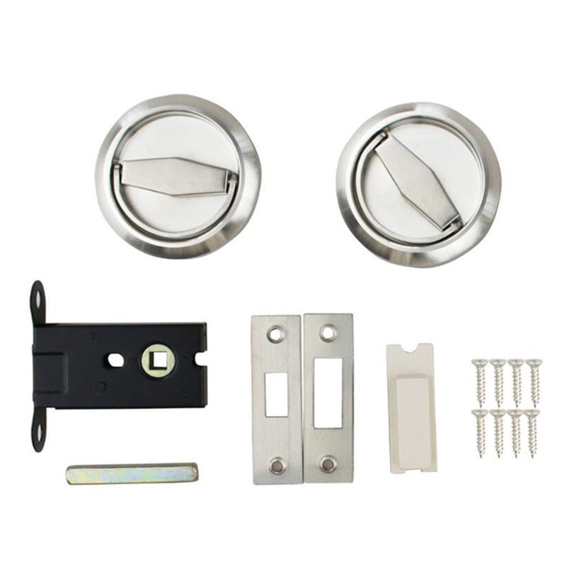 israel style aluminum alloy Door Hardware Stainless Steel Recessed Invisible Door Cabinet push Pull door Lock