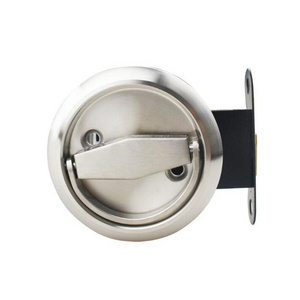 israel style aluminum alloy Door Hardware Stainless Steel Recessed Invisible Door Cabinet push Pull door Lock