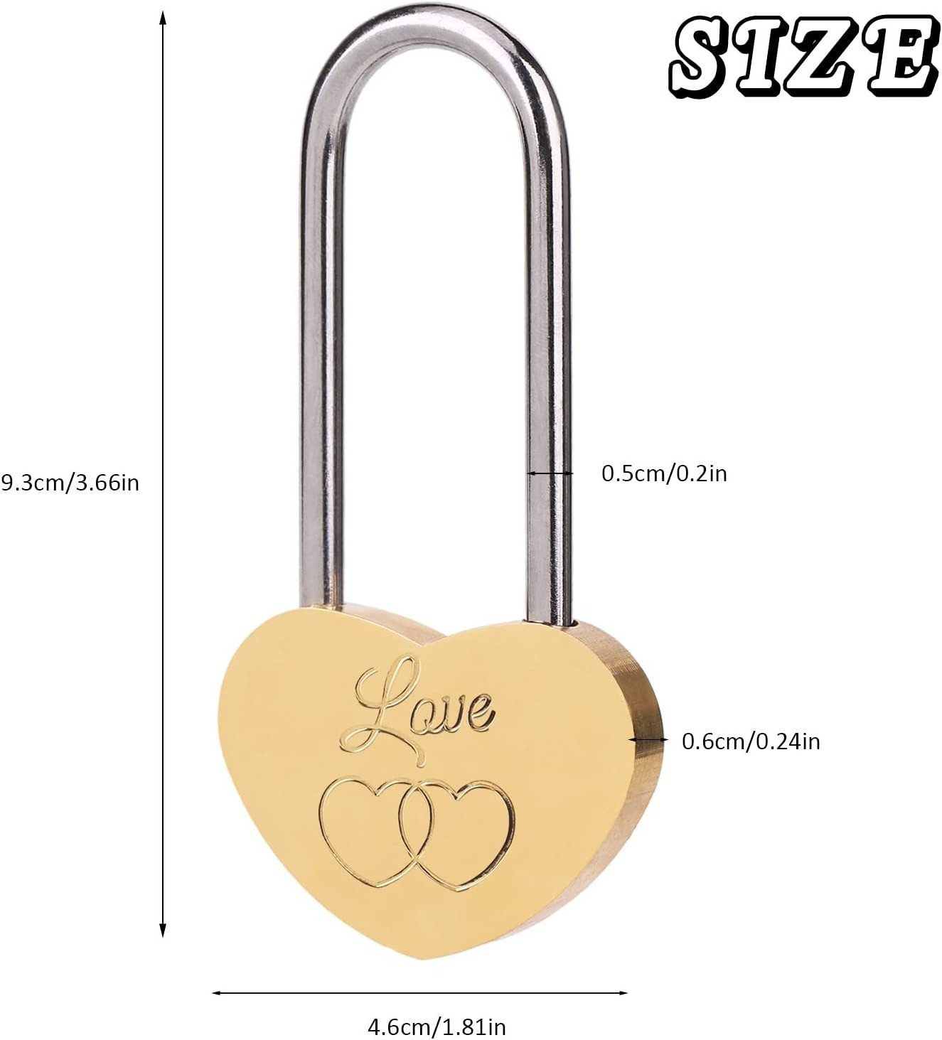 15mm thin small decorative heart shape padlock Valentine's Christmas wedding candado de forma corazon love lock padlocks