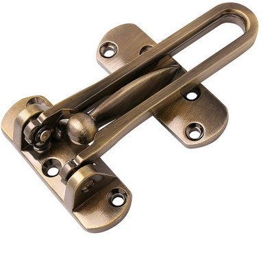 High Security Satin Nickel Finish Auxiliary Lock Security Swing Barsteel door guard security hotel door guard lock