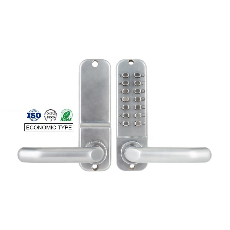 Manufacturer wholesale Mechanical password door lock Push Button Safety Entry Access Digital Mechanical Code Door Gate Lock