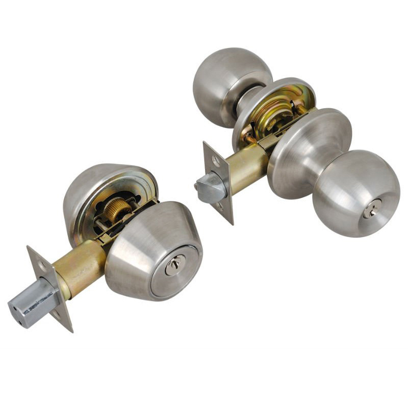 High Quality lock deadbolt cylindrical lock combo tubulai knob lock modern combination door look